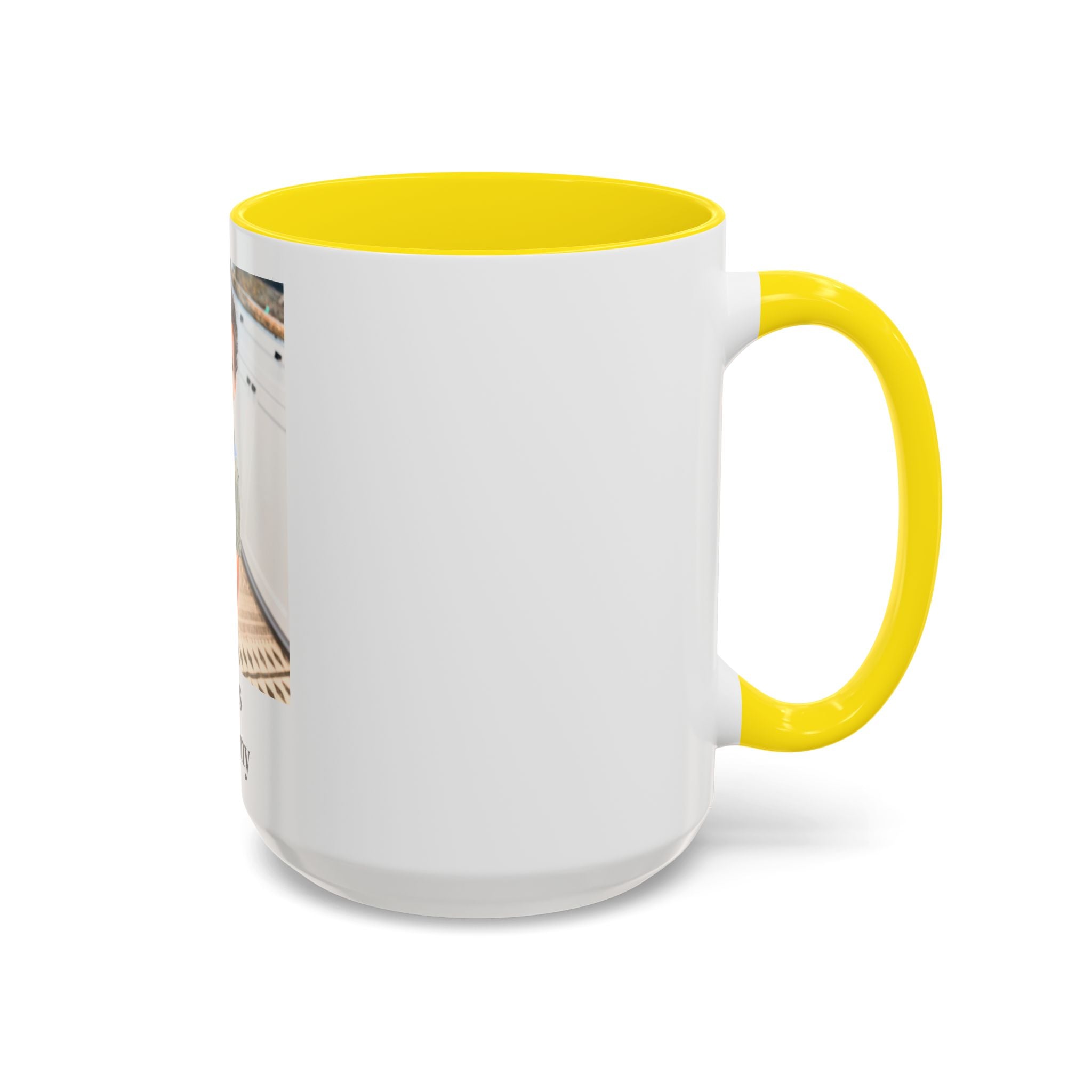 Personalized Photo Accent Coffee Mug – Custom 11/15 oz Mug (Add Your Photo)
