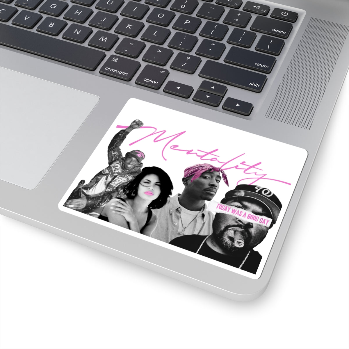Mentality Kiss-Cut Sticker — Retro Hip-Hop Collage (Today Was A Good Day)