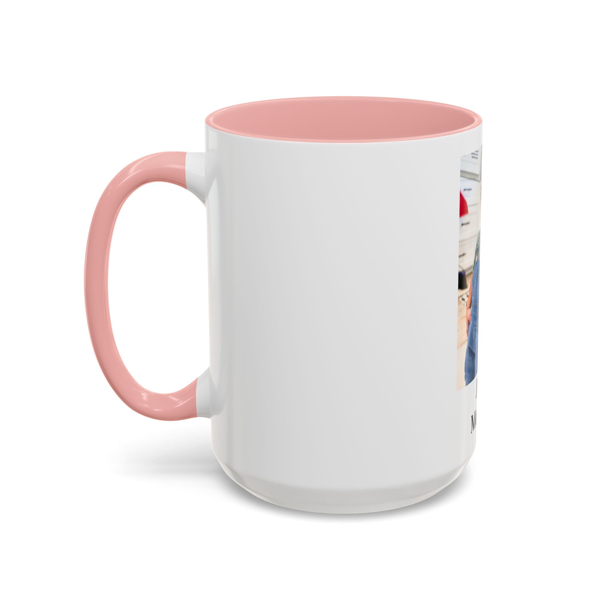 Personalized Photo Accent Coffee Mug – Custom 11/15 oz Mug (Add Your Photo)