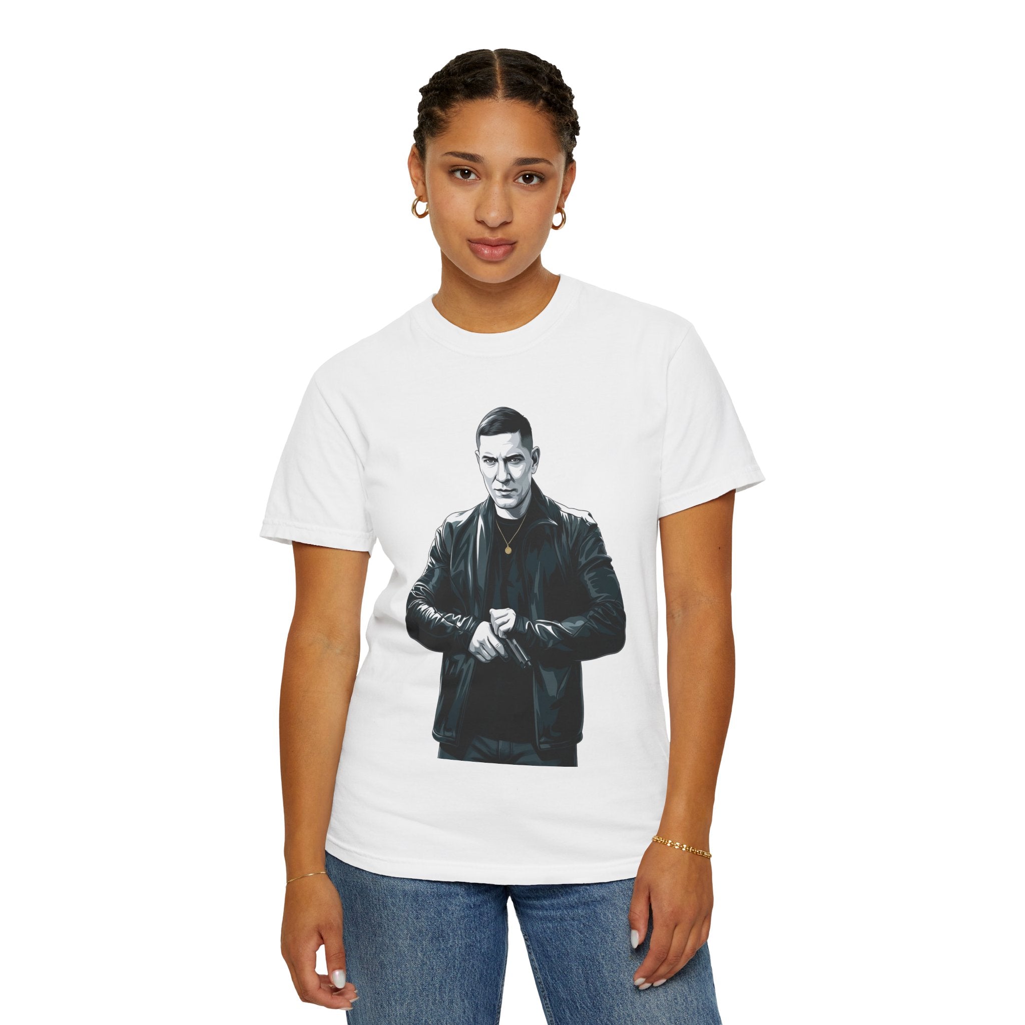 Vintage Biker Portrait T‑Shirt