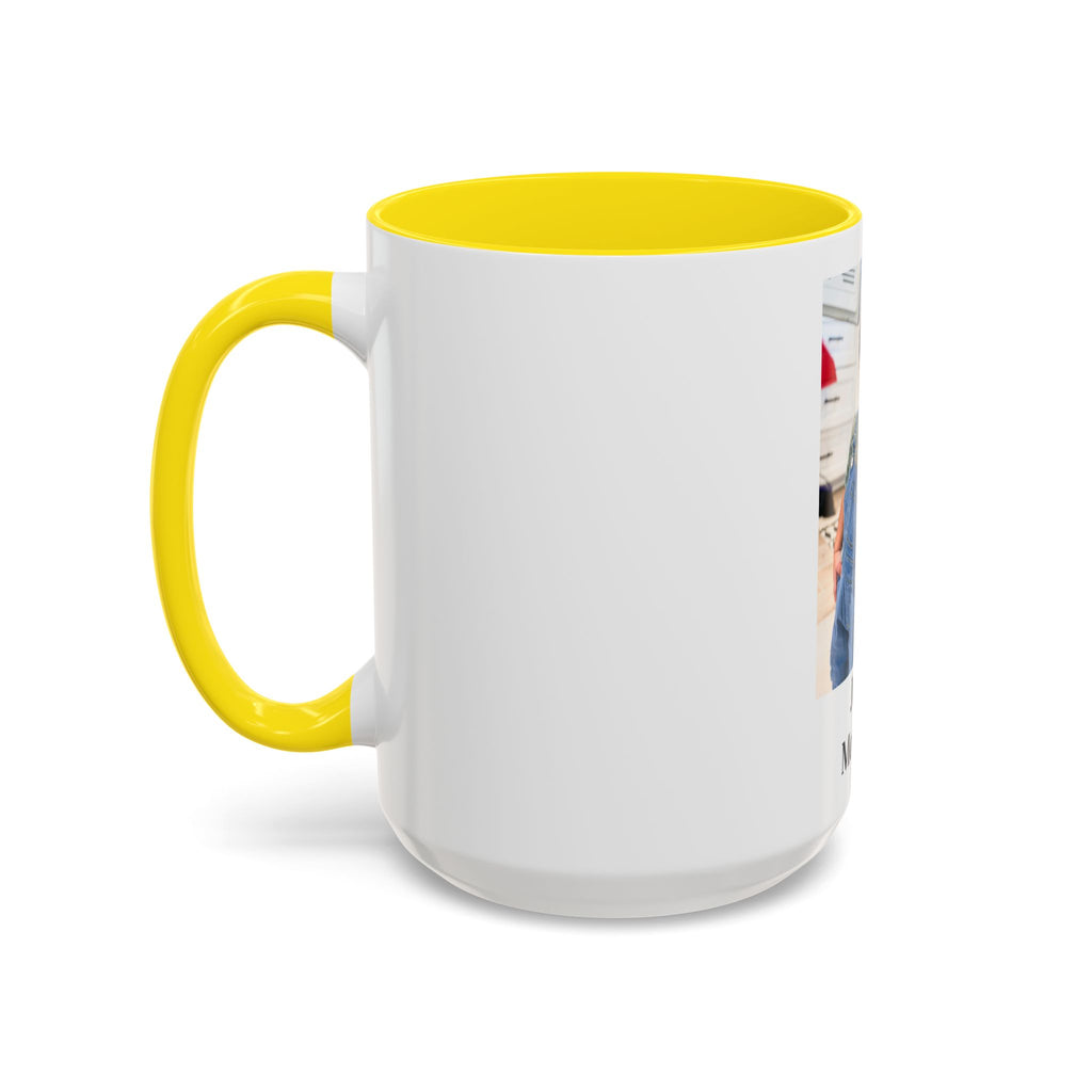 Personalized Photo Accent Coffee Mug – Custom 11/15 oz Mug (Add Your Photo)