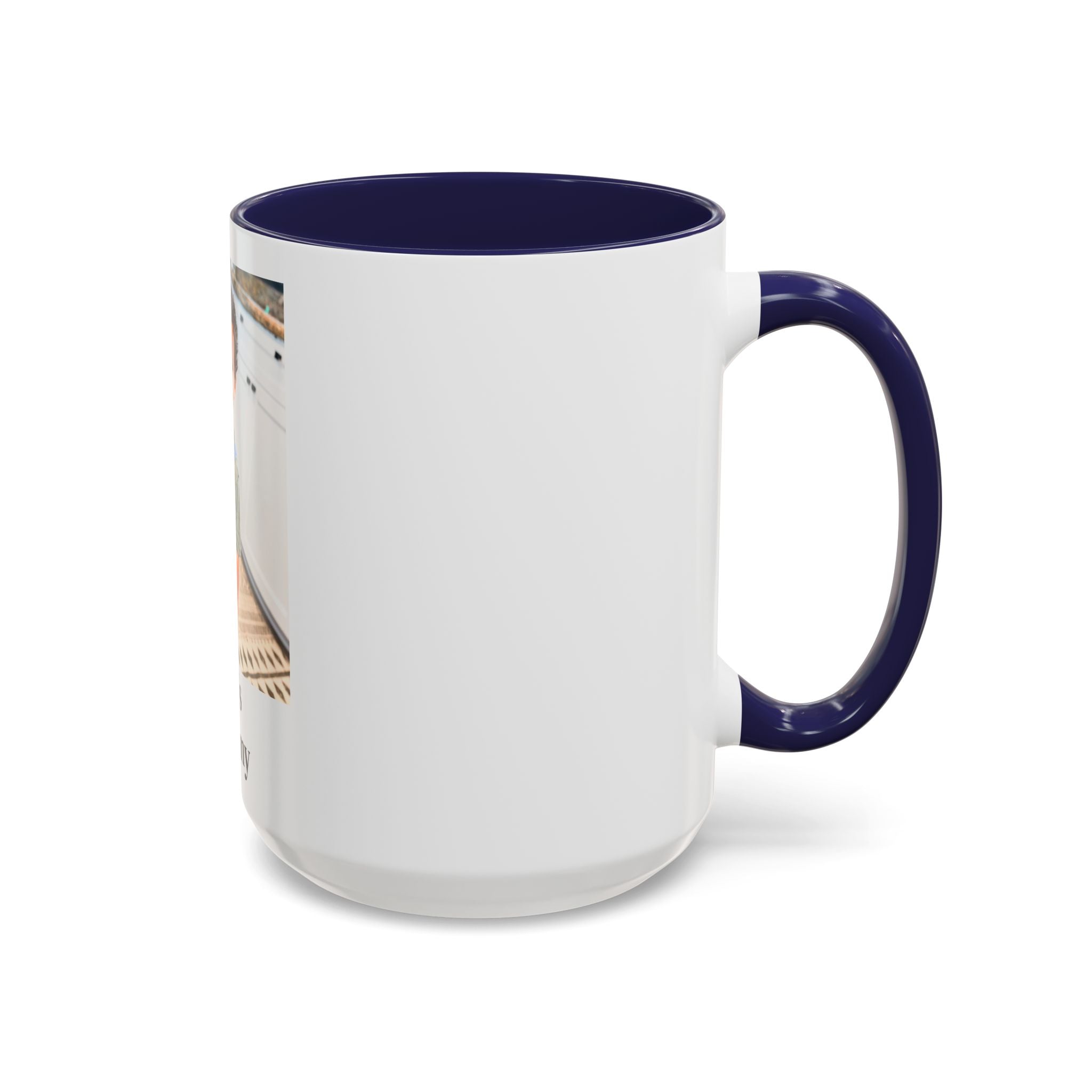 Personalized Photo Accent Coffee Mug – Custom 11/15 oz Mug (Add Your Photo)