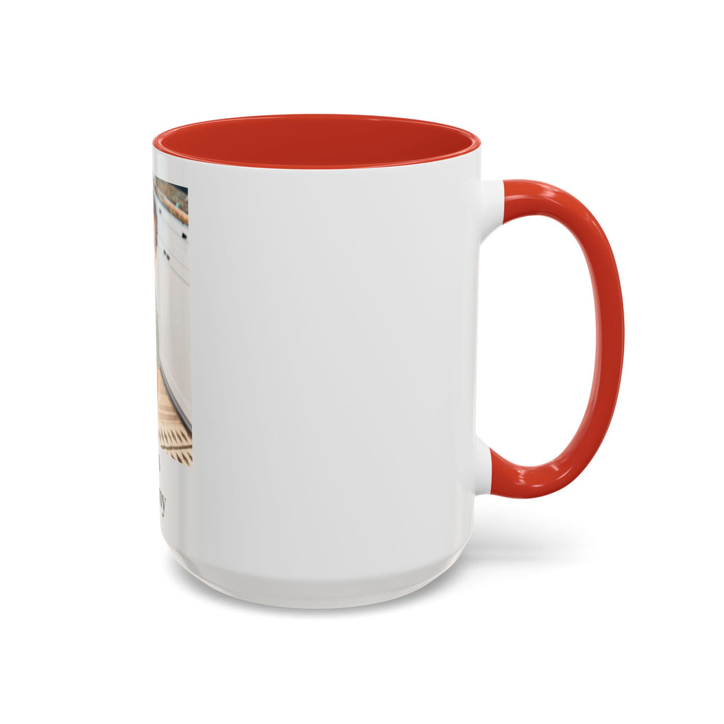 Personalized Photo Accent Coffee Mug – Custom 11/15 oz Mug (Add Your Photo)