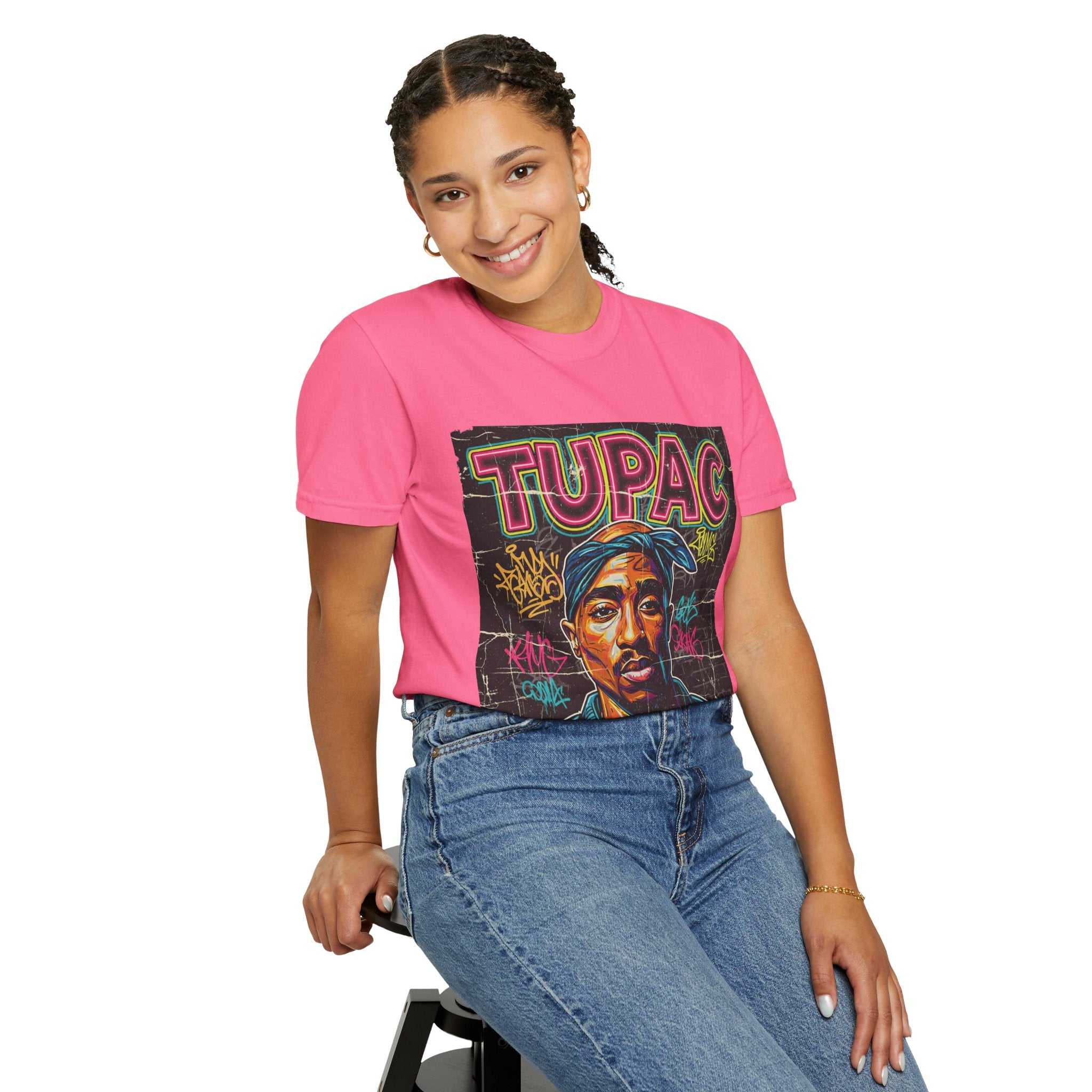 Graphic T-Shirt — Retro Graffiti Portrait