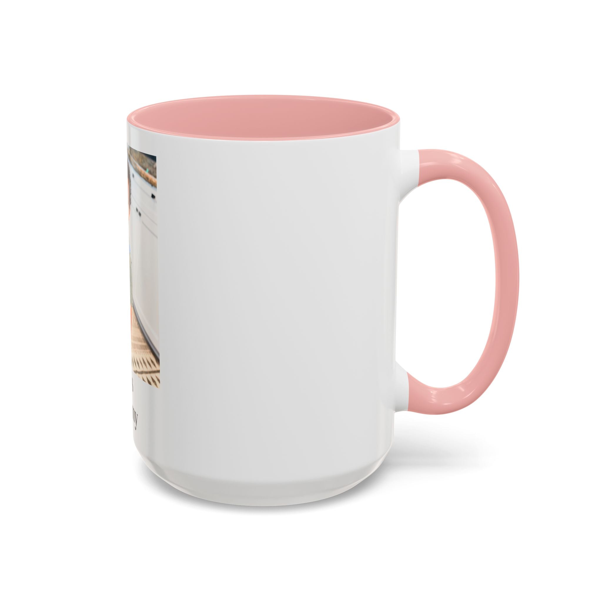 Personalized Photo Accent Coffee Mug – Custom 11/15 oz Mug (Add Your Photo)