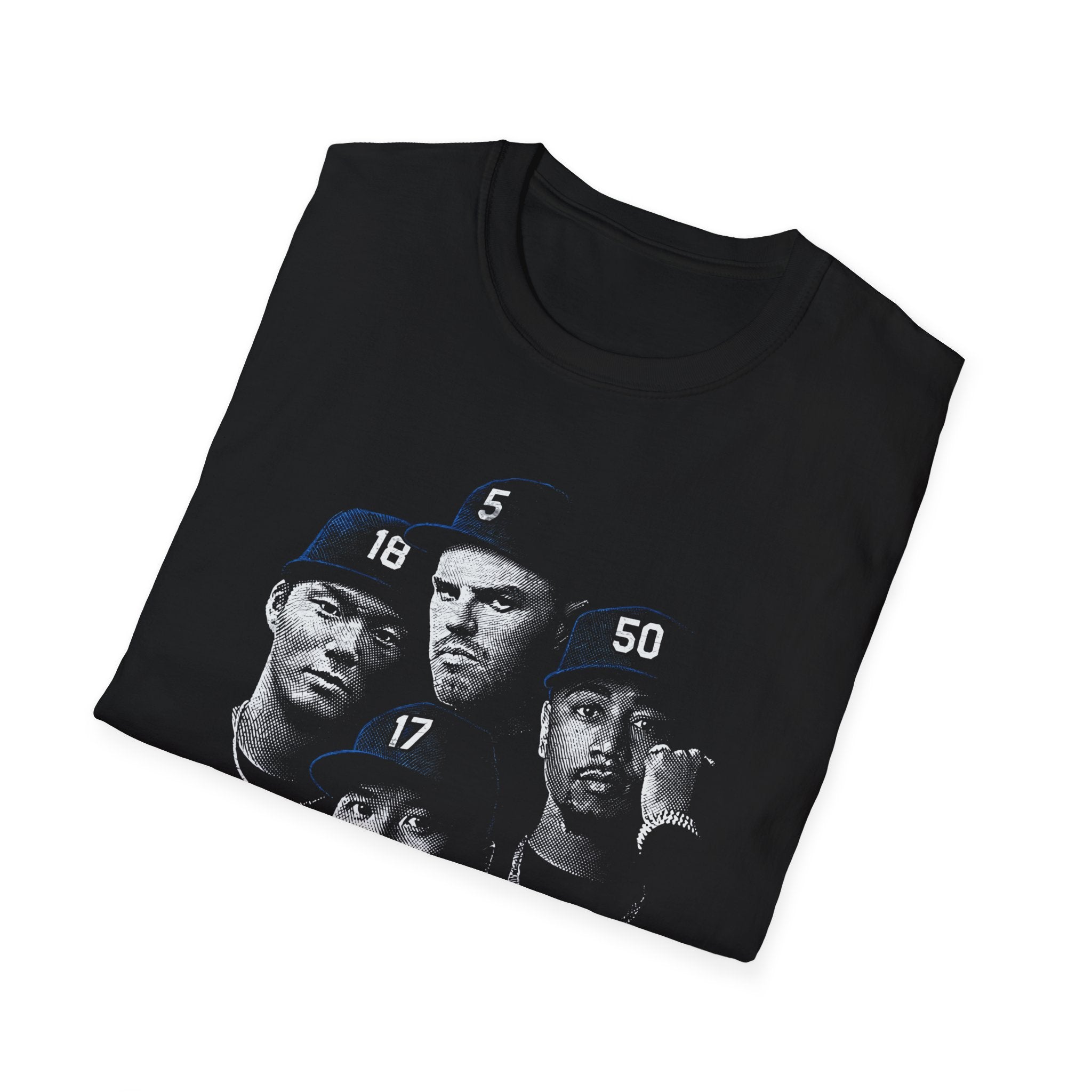 Vintage Hip-Hop Portrait Tee — Retro Crew Graphic T-Shirt